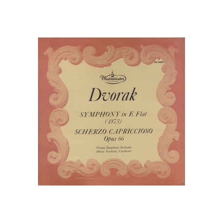 Dvorak ‎– Symphony In E Flat -Vienna Symphony Orchestra-Henry Swoboda |1950    Westminster ‎– WL 50-29