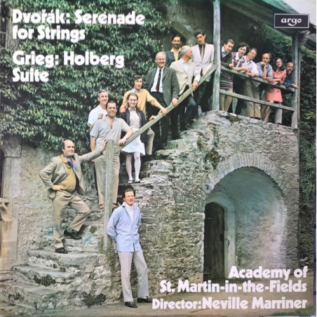 Dvořák- Grieg-‎Serenade For Strings / Holberg SuiteAcademy of St. Martin-in-the-Fields-Neville Marriner  |1970    Argo – ZRG 670