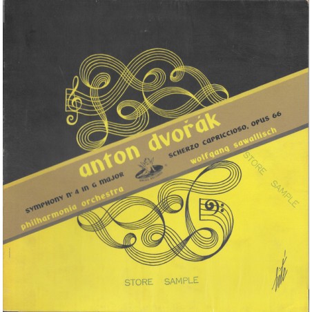 Dvořák Anton ‎– Symphony N° 4 in G Major Opus 88- Wolfgang Sawallisch, Philharmonia Orchestra |Angel Records ‎– 35214