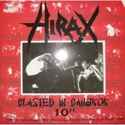 Hirax ‎– Blasted In Bangkok 10&8243|2001 DEEP SIX 32-10&8243-EP,  White Vinyl