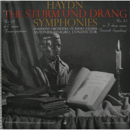 Haydn- ‎– The Sturm und Drang Symphonies No. 44-No. 45  |1963    Vanguard ‎– VRS-1106