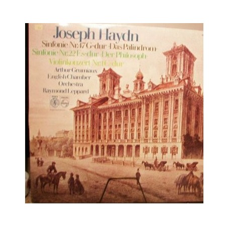Haydn Joseph  ‎– Sinfonie Nr. 47 G-dur-Sinfonie Nr. 22 Es-dur - Violinkonzert Nr. 1 C-dur- Arthur Grumiaux |Orbis 92 348