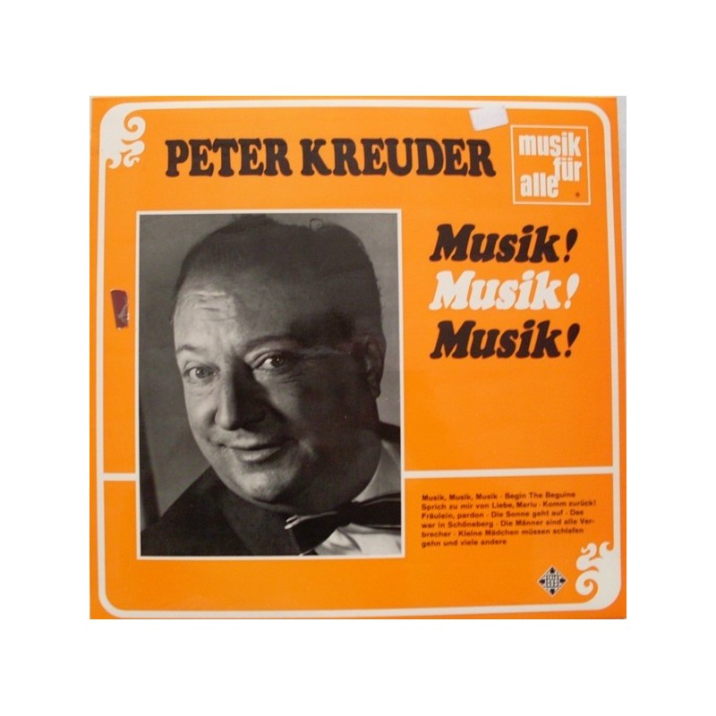 Kreuder ‎Peter– Musik! Musik! Musik!|Telefunken ‎– NT 169