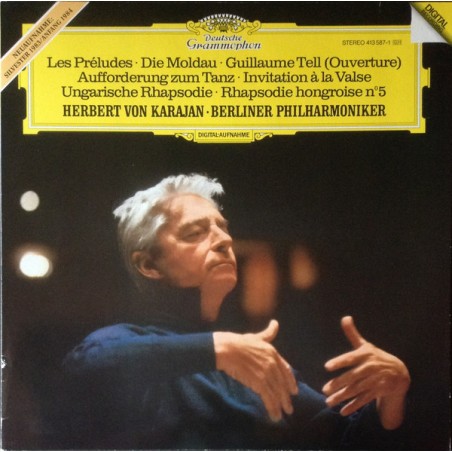 Smetana-Liszt- Les Préludes • Die Moldau -Ungarische Rhapsodie ... Karajan, Berliner Philharmoniker|DG ‎– 413 587-1