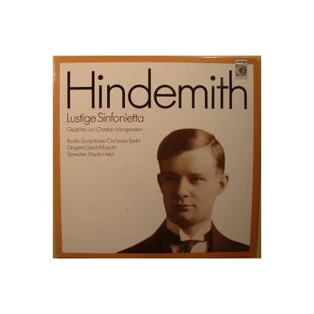 Hindemith‎– Lustige Sinfonietta- R S O Berlin, Gerd Albrecht..|1982    Wergo ‎– WER 60089