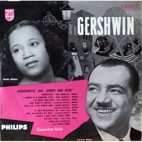 Gershwin‎– Porgy And Bess-Camilla Williams, Lawrence Winters | Philips ‎– S 06600 R-10" Vinyl