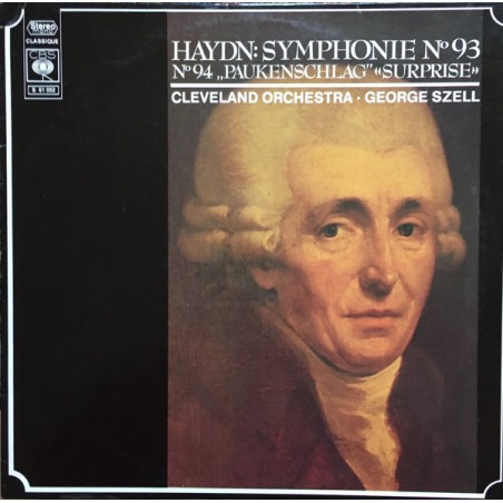 Haydn -Symphonie Nr. 93 In D-dur / Symphonie Nr. 94 In G-dur - Cleveland Orchestra |CBS ‎– S 61 052