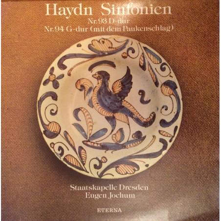 Haydn ‎Joseph – Sinfonien Nr. 93 D-dur / Nr. 94 G-dur (mit dem Paukenschlag)|1984    ETERNA ‎– 8 26 006