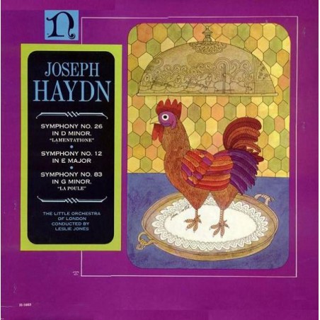 Haydn ‎Joseph – Symphonies No. 26, 12, & 83|1965   Nonesuch ‎– H-1083