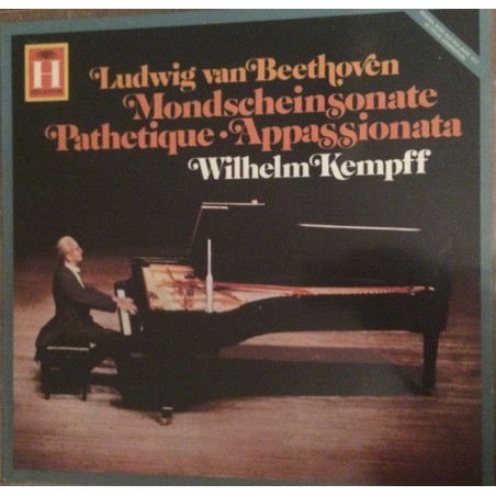 Beethoven  - ‎Sonaten - Pathétique · Mondschein - Moonlight · Appassionata-Wilhelm Kempff  |Heliodor ‎– 2548 232
