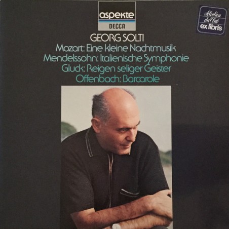 Mozart-Mendelssohn..-Eine kleine Nachtmusik-Italienische Sinfonie...Georg Solti  |1977    Decca ‎– 6.42236 AH
