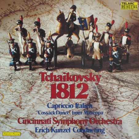 Tchaikovsky – 1812 / Capriccio Italien / "Cossack Dance" from Mazeppa- Erich Kunzel ‎ |1979    Telarc ‎– 10041