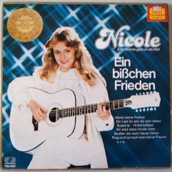 Nicole ‎– Ein Bißchen Frieden|1982     Jupiter Records ‎– 6.25200