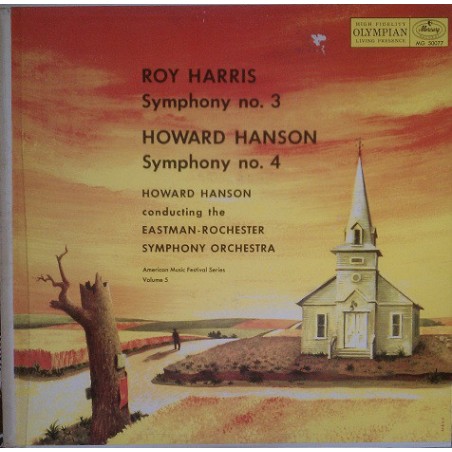 Harris Roy / Howard Hanson-Symphony No. 3 - Symphony No. 4|1956    Mercury ‎– MG 50077