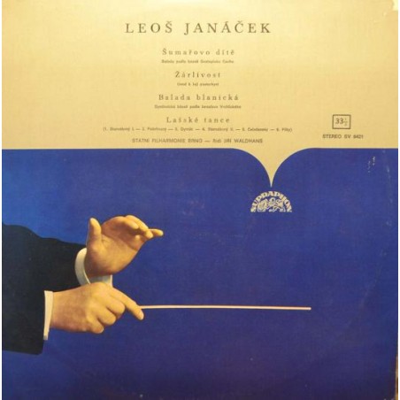 Janáček Leoš – Lašské Tance- Státní Filharmonie Brno |1971    Supraphon ‎– SV 8421