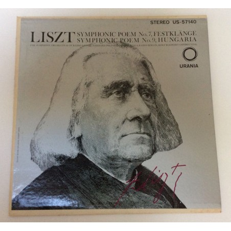 Liszt ‎Franz – Symphonic Poem No. 7 and 9|Urania Records – US-57140