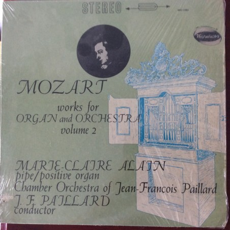 Mozart Wolfgang Amadeus ‎– Works for Organ and Orchestra Vol. 2|Westminster Recording Co., Inc. ‎– WST-17091