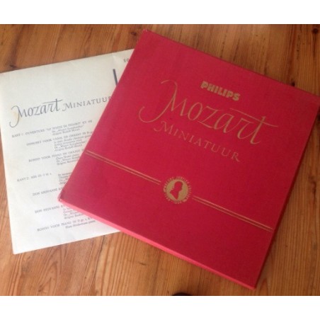 Mozart- Miniatuur-Wr-Symphoniker-  Rudolf Moralt, Arthur Grumiaux, Clara Haskil, |Philips ‎– S 06100 R-10" Vinyl-Box-Set