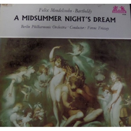Mendelssohn – A Midsummer Night's Dream-Berlin Philharmonic Orchestra-Ferenc Fricsay  |Heliodor ‎– 89 629