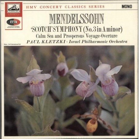 Mendelssohn– Symphony No. 3 in A Minor-Overture Calm Sea ...-Paul Kletzki ‎| XLP 30045
