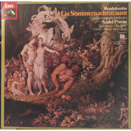 Mendelssohn ‎– Ein Sommernachtstraum - Previn   |1977    Voice ‎– 1C 063-02 879 -Quadraphonic