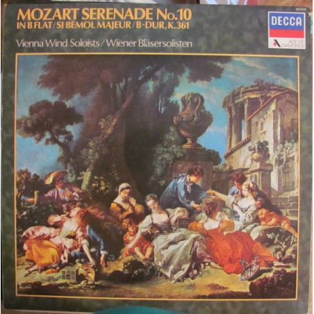 Mozart- Serenade No. 10 in B-flat, K.361 - Wiener Bläsersolisten ‎–  |1981   Decca ‎– SDD 579