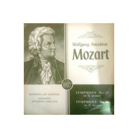 Mozart - Symphony No. 40 In G Minor / Symphony No. 41 In C Major -Collins|World Record Club ‎– T 26
