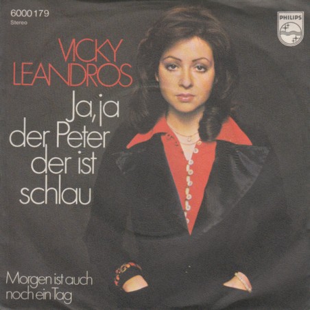 Leandros ‎Vicky – Ja, Ja Der Peter Der Ist Schlau|1975    Philips ‎– 6000 179-Single