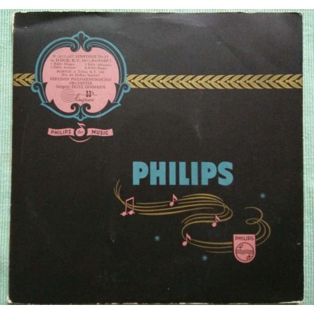 Mozart: Sinfonie Nr.35 - Fritz Lehmann|  Philips A 00111 R -10“-Vinyl