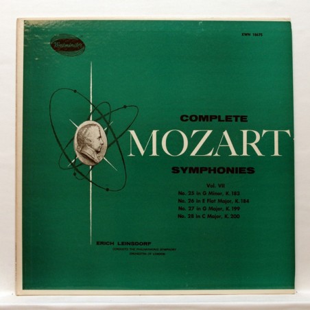 Mozart  – Complete Symphonies VII -Erich Leinsdorf |1957   Westminster ‎– XWN 18675