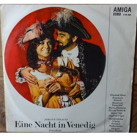 Strauss Johann – Eine Nacht In Venedig (Querschnitt) -Siegfried Vogel-Dresdner Philharmonie ‎ |1970    AMIGA ‎– 8 45 069