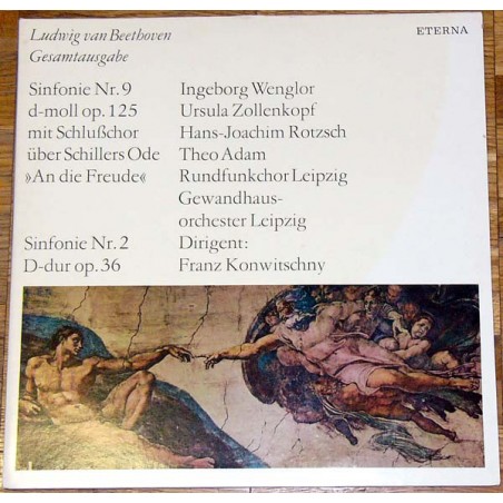 Beethoven – Sinfonie Nr. 9 D-moll Op. 125-Sinfonie Nr. 2 D-dur Op. 36- -Konwitschny ‎ |1975    ETERNA ‎– 8 25 417-418