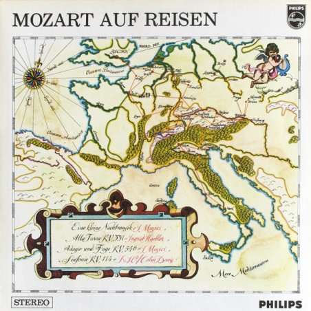 Mozart ‎Wolfgang Amadeus – Mozart Auf Reisen|1968   Philips ‎– D 88244 Y