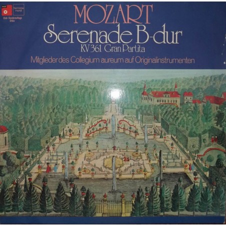 Mozart -  Serenade B-Dur KV 361 'Gran Partita' Mitglieder des Collegium Aureum|  BASF/Harmonia Mundi ‎– 63560‎