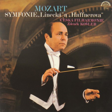 Mozart‎– Symfonie „Linecká“ A „Haffnerova“ Česká Filharmonie-Zdeněk Košler |1981    Supraphon ‎– 1110 2806