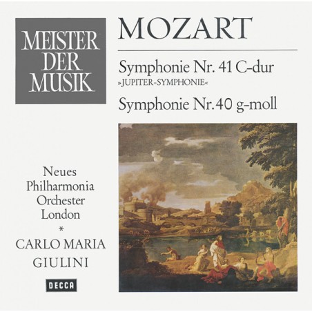 Mozart-Symphonie Nr. 41 C-dur (»Jupiter-Symphonie«), Symphonie Nr. 40 G-moll-Giulini ‎|Decca ‎– SMD 1101