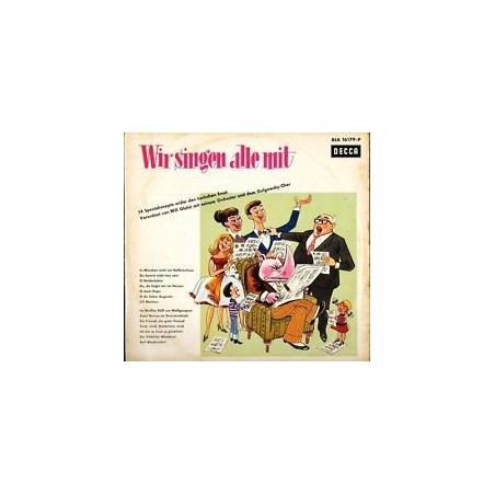 Glahé Will und Sein Orchester Und Chor ‎– Wir singen alle mit   Decca ‎– BLK 16179-P