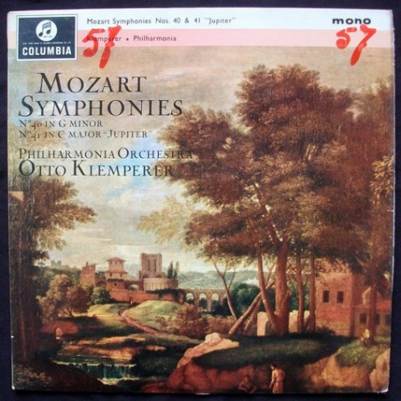 Mozart ‎– Symphonies Nos. 40 & 41 "Jupiter"- Philharmonia Orchestra-Klemperer  |1963    Columbia ‎– 33CX 1843