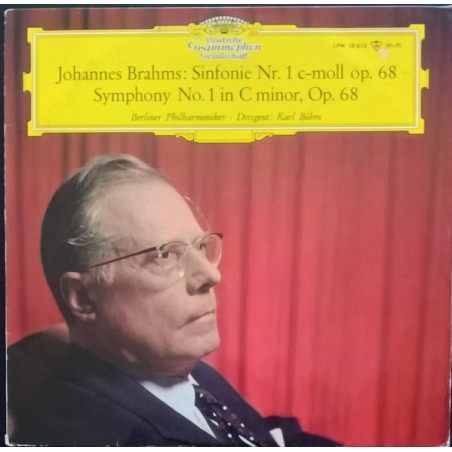 Brahms  ‎– Symphony No. 1 In C Minor OP.68  Karl Böhm-Berliner Philharmoniker |1962   DG ‎– LPM 18 613
