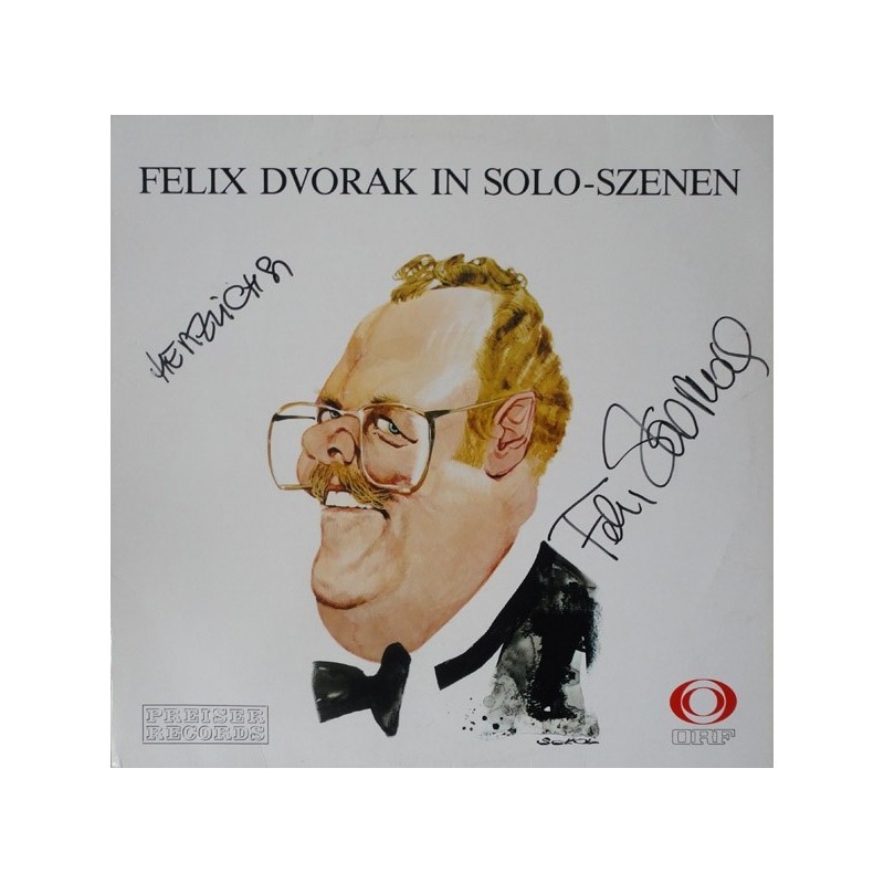 Dvorak ‎Felix – Felix Dvorak In Solo-Szenen|1986   Preiser Records ‎– SPR 3371