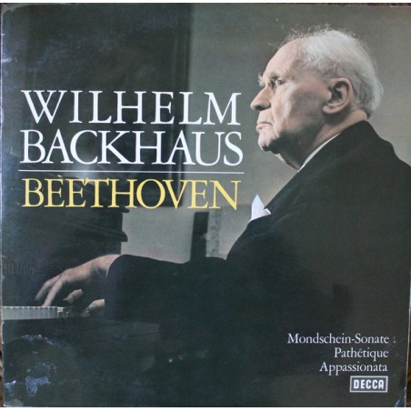 Beethoven- Spielt Beethoven-Wilhelm Backhaus|Decca ‎– SX 21184-M