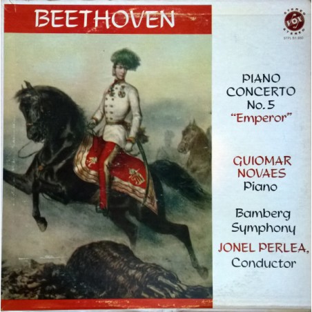 Beethoven – Piano Concerto No. 5 "Emperor"- Guiomar Novaes, Jonel Perlea, Bamberg Symphony  ‎| VOX ‎– STPL 511.930