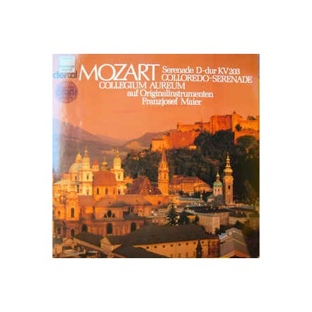 Mozart ‎– Serenade D-Dur Kv 203 "Colloredo - "Serenade"|1983   deutsche harmonia mundi ‎– 41 674 3