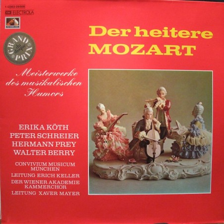 Mozart-Der Heitere Mozart - Köth-Schreier-Prey...Convivium Musicum München|EMI ‎– 1 C 063-29009-SMC 80996