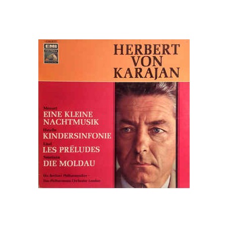 Mozart-Haydn-Liszt-Smetana- Eine kleine Nachtmusik / Kindersinfonie / Les Préludes / Die Moldau Karajan|1 C 063-00 737
