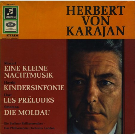 Mozart-Haydn-Liszt-Smetana- Eine kleine Nachtmusik / Kindersinfonie / Les Préludes / Die Moldau Karajan|SMC 80975