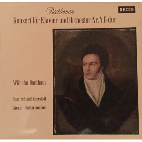 Beethoven‎– Konzert für Klavier und Orchester Nr.4 G-dur- Backhaus-Wr. Philharmoniker-Schmidt-Isserstedt |Decca ‎– SXL 2010