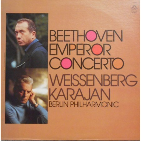 Beethoven - Emperor Concerto - Weissenberg - Karajan - Berlin Philharmonic ‎|1974    Angel Records ‎– S-37062