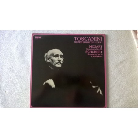 Mozart -Symphony No 40 -Schubert -Symphony No.8 -Arturo Toscanini  |1982  RCA ‎– VL 46003- Half Speed Mastering