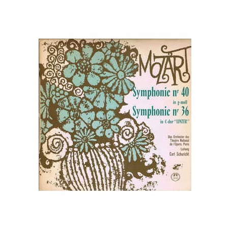 Mozart – Symphonie Nr. 40 In G-Moll / Symphonie Nr. 36 In C-Dur "Linzer"--Carl Schuricht|M-2258
